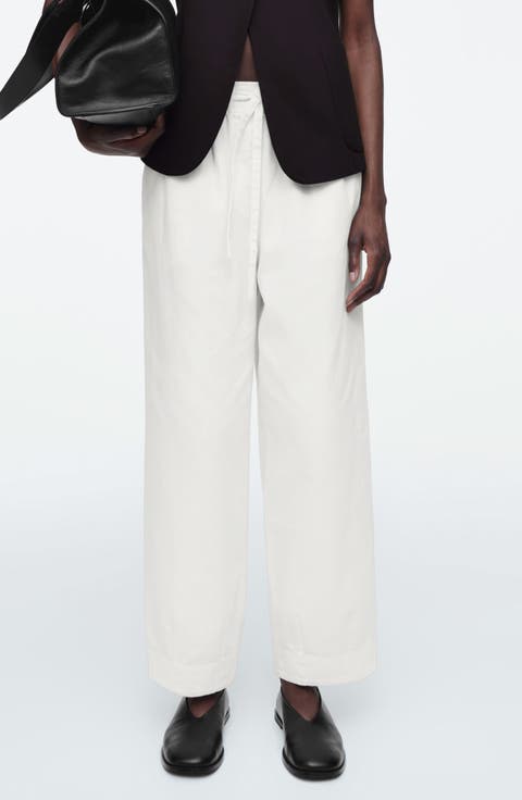 Organic Cotton Herringbone Pants