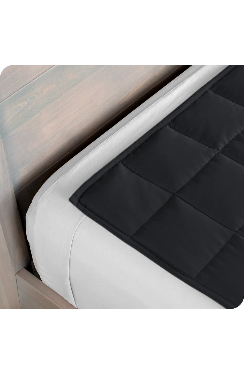 Bare Home Cotton Weighted Blanket, Alternate, color, Black