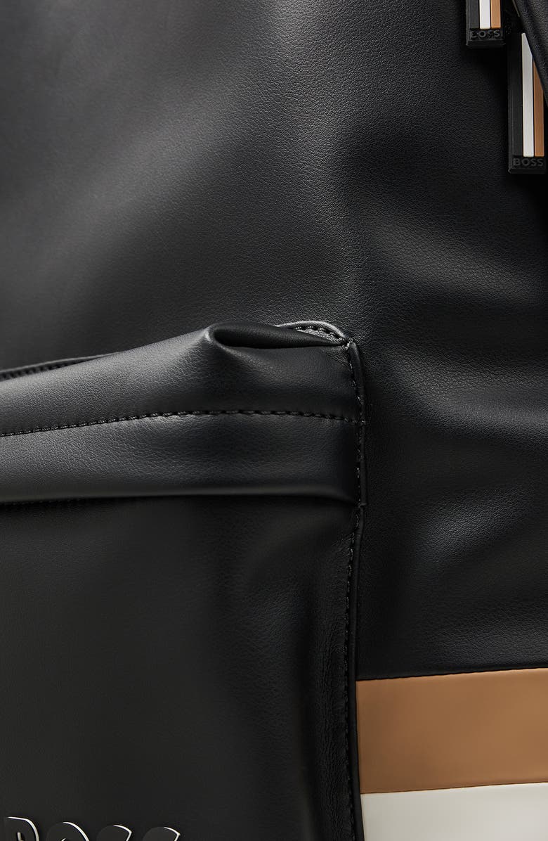 BOSS Byron Faux Leather Backpack, Alternate, color,