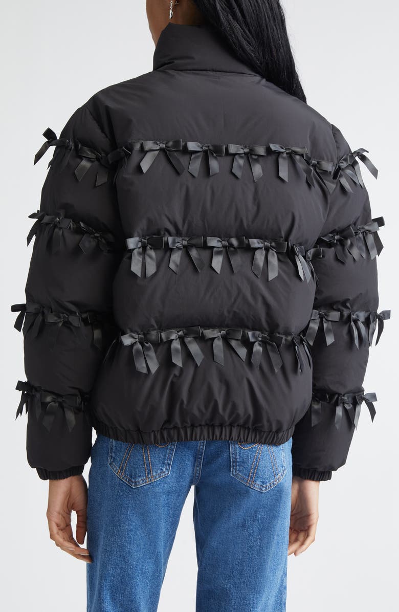 Sandy Liang Present Puffer Jacket, Alternate, color, Black