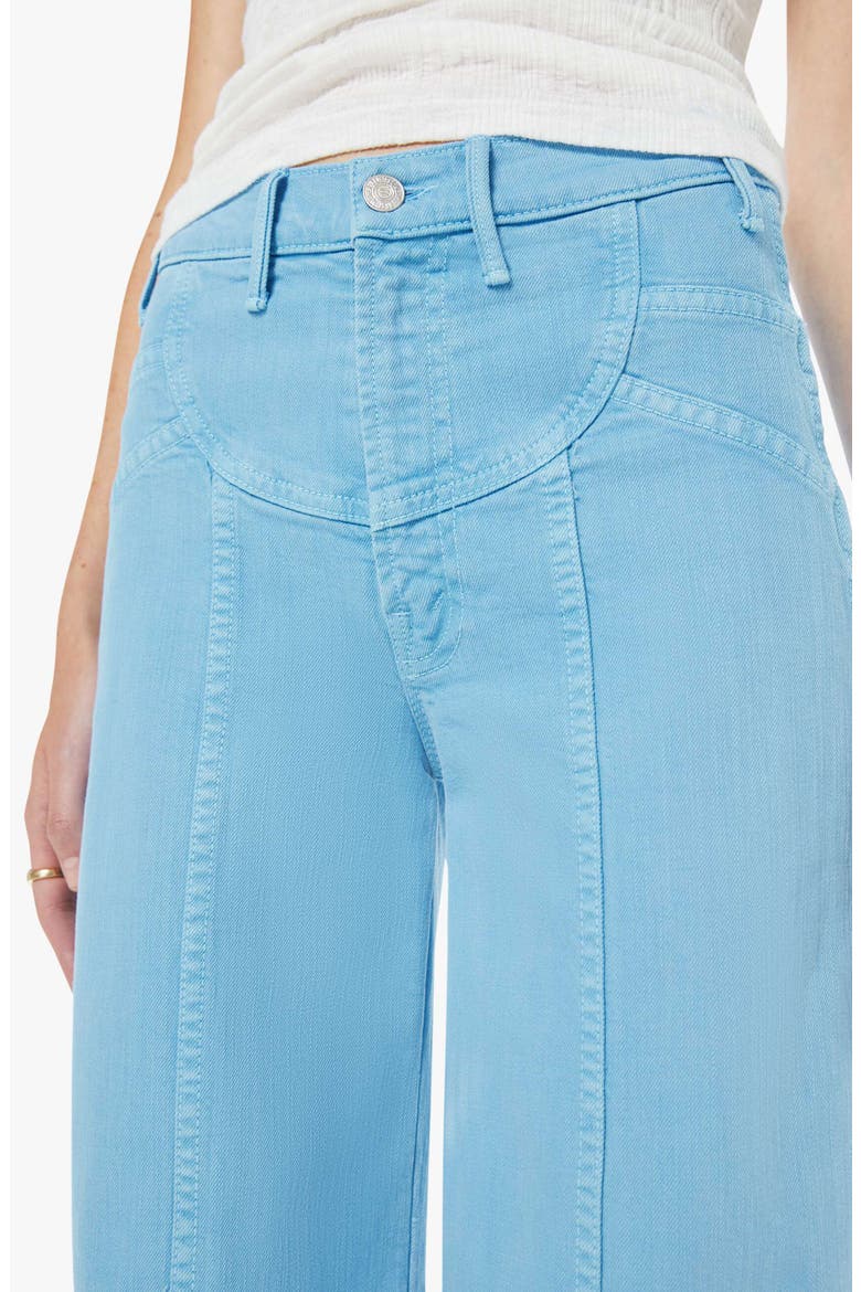 The Sunny Hustler Roller Sneak High Waist Wide Leg Jeans, Alternate, color, HERITAGE BLUE