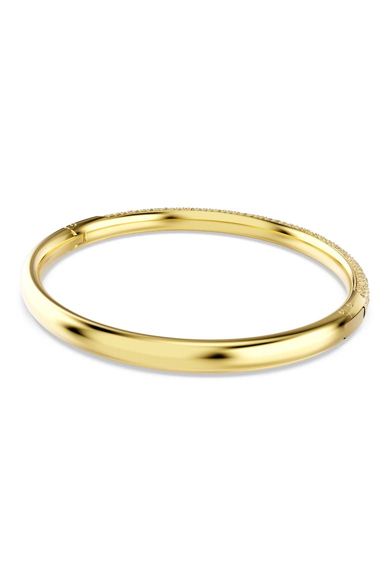 Sublima Crystal Hinged Bangle Bracelet, Alternate, color, GOLD