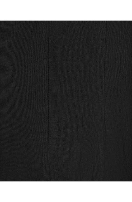 Mango Sleeveless Minidress In Black