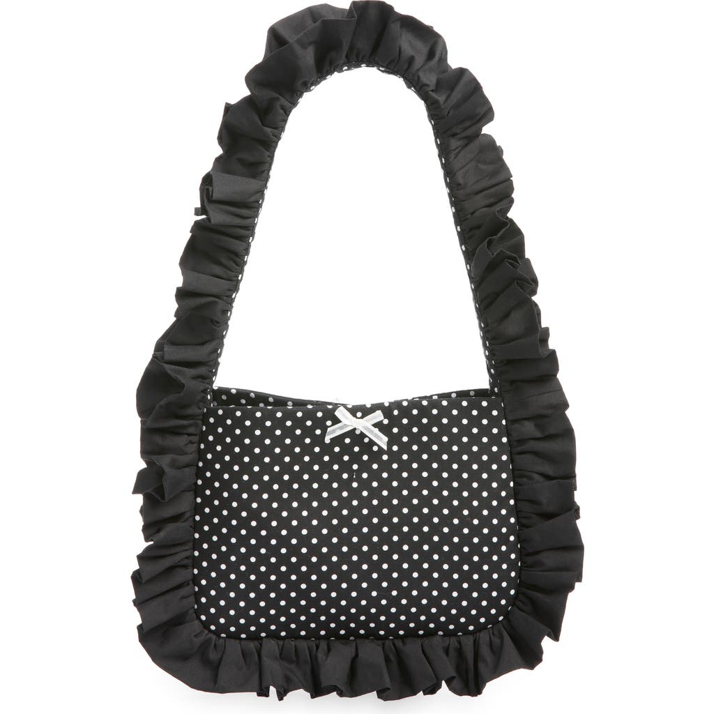 Baggy London Baguette Shoulder Bag In Gray