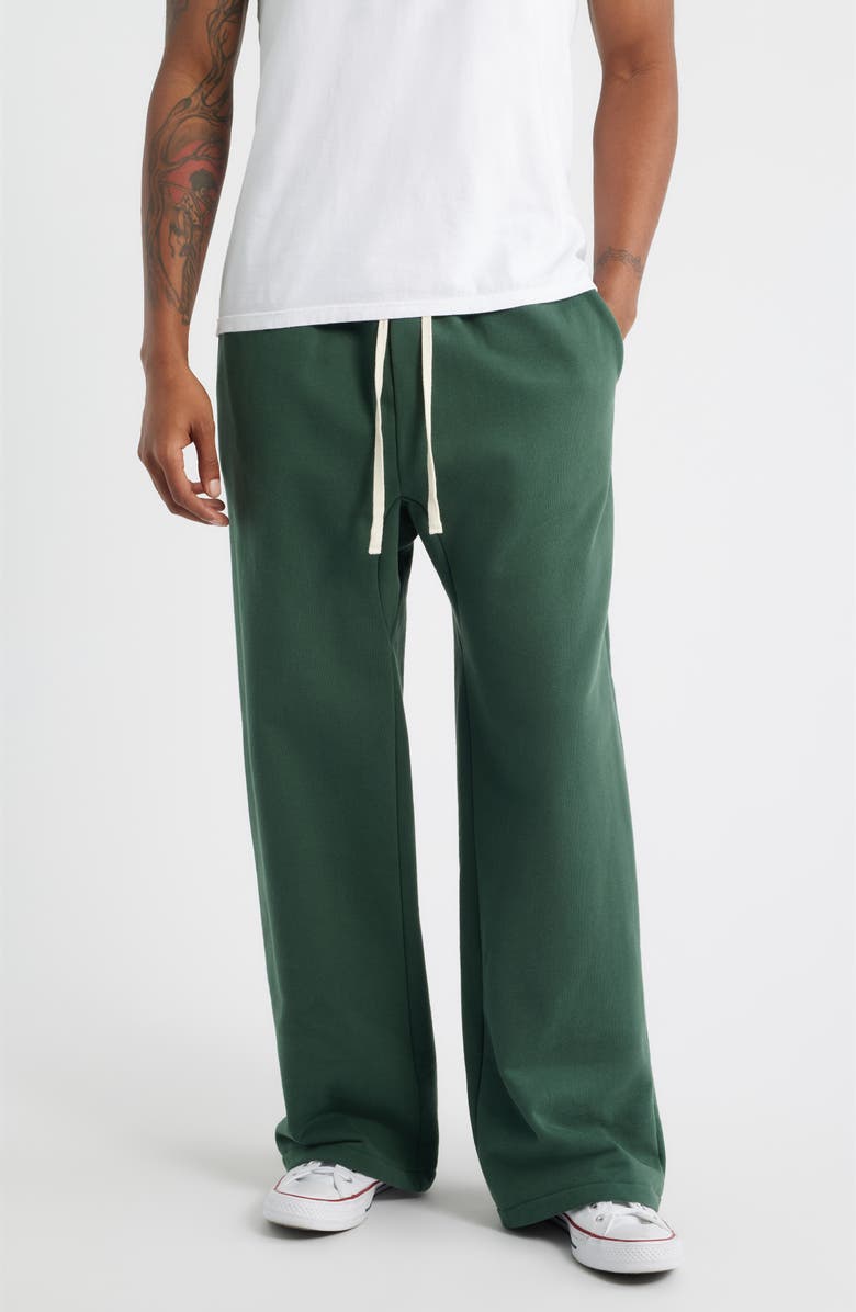 Elwood Heavyweight Fleece Sweatpants, Main, color, Emerald