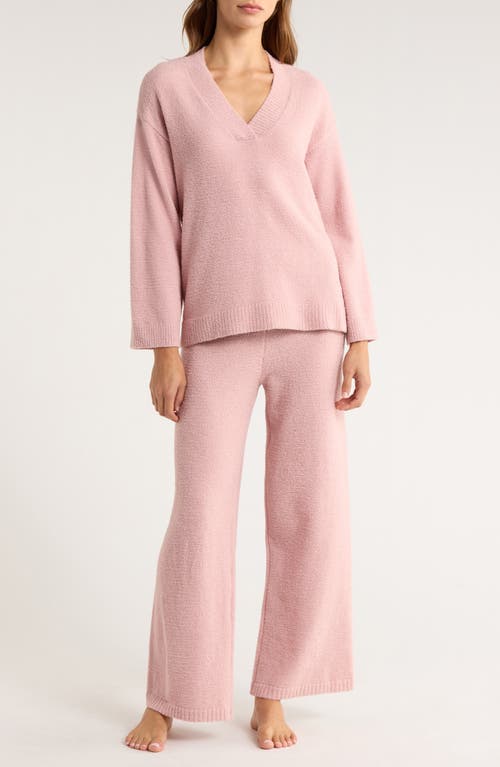 Nordstrom So Soft Sweater & Lounge Pants Set In Pink