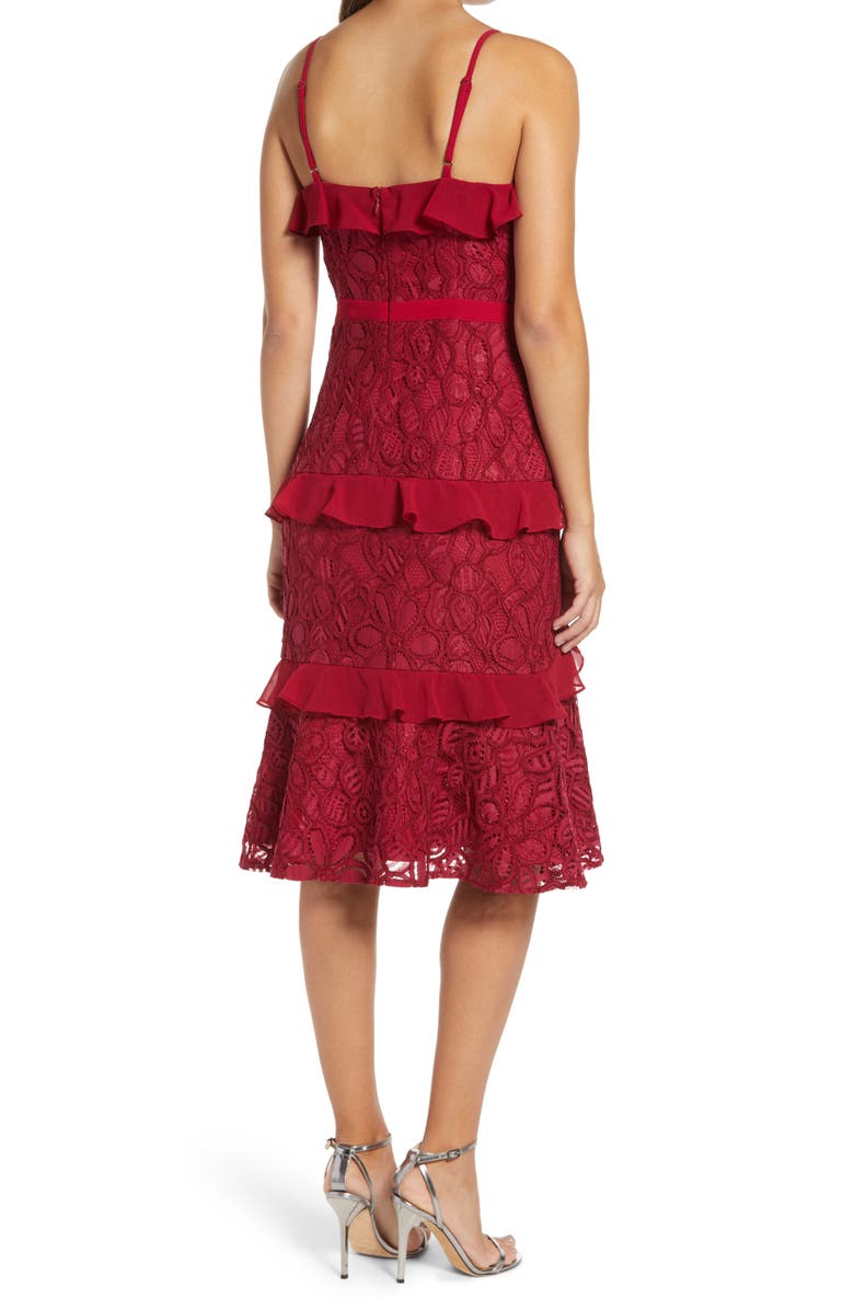 Adelyn Rae Enslie Embroidered Lace Dress, Alternate, color,