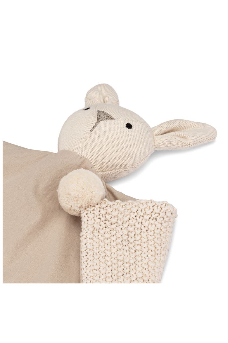 Organic Cotton Lovey Baby Blanket, Alternate, color, BEIGE