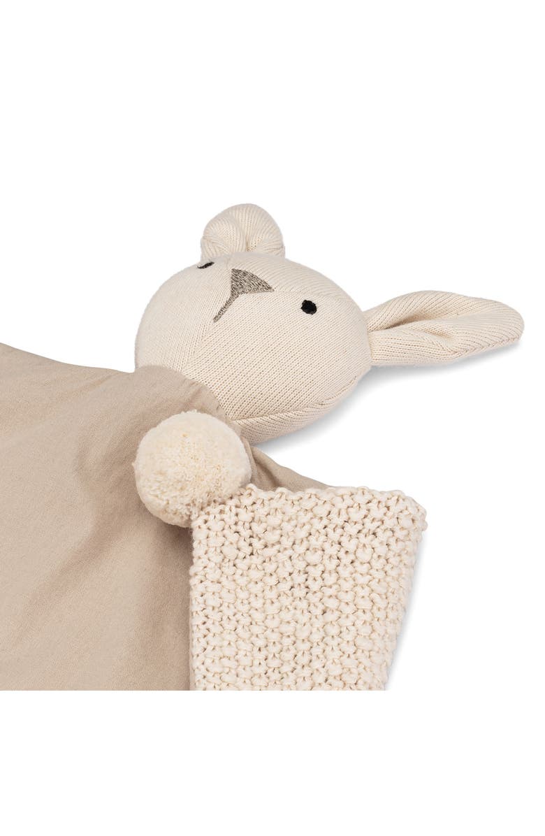 CRANE BABY Organic Cotton Lovey Baby Blanket, Alternate, color, Beige