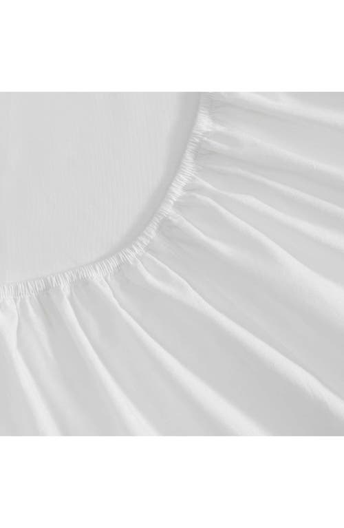 EDDIE BAUER EDDIE BAUER SOLID 180 THREAD COUNT COTTON PERCALE SHEET SET