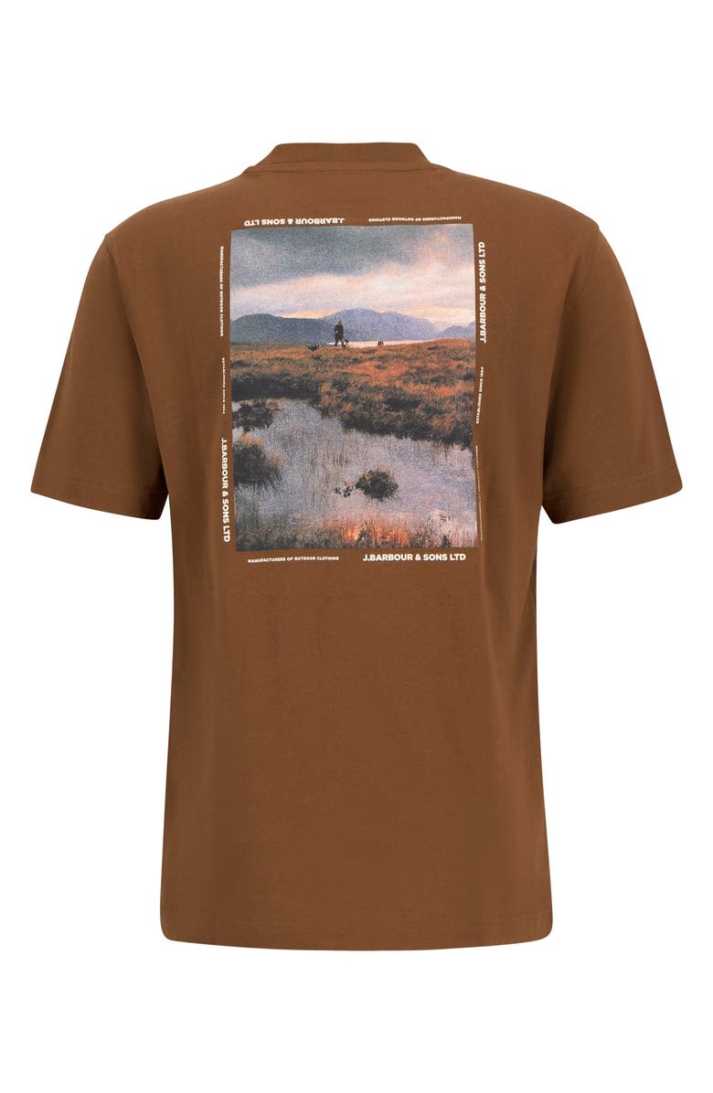 Barbour Parkend Photo Cotton Graphic T-Shirt, Alternate, color, Umber
