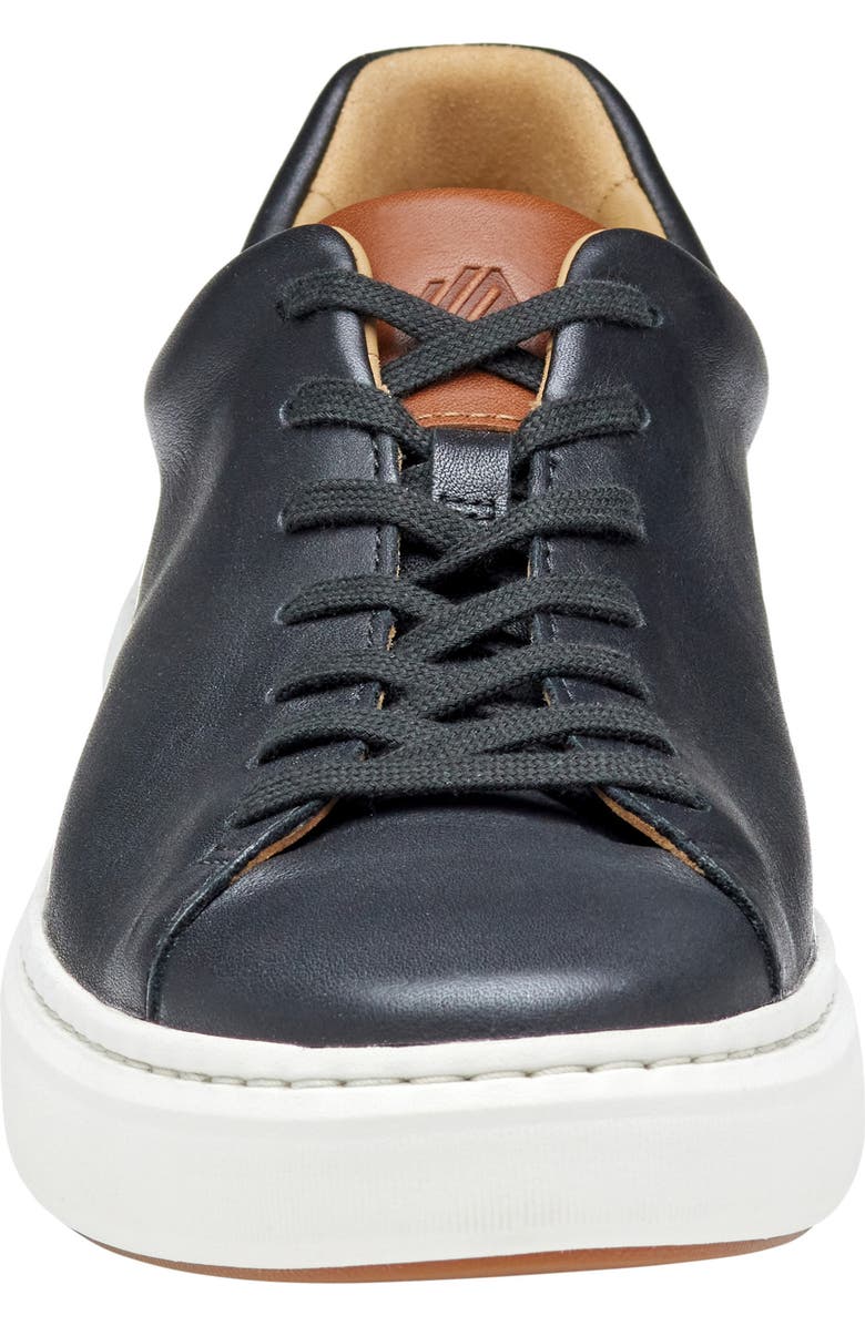 Johnston & Murphy Anders Sneaker, Alternate, color, Black Full Grain