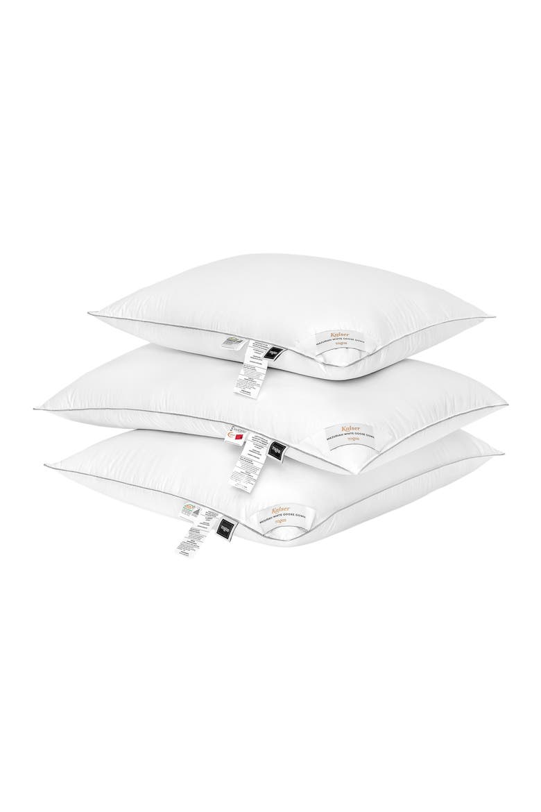 Kaiser Mazurian goose down pillow, Alternate, color, White