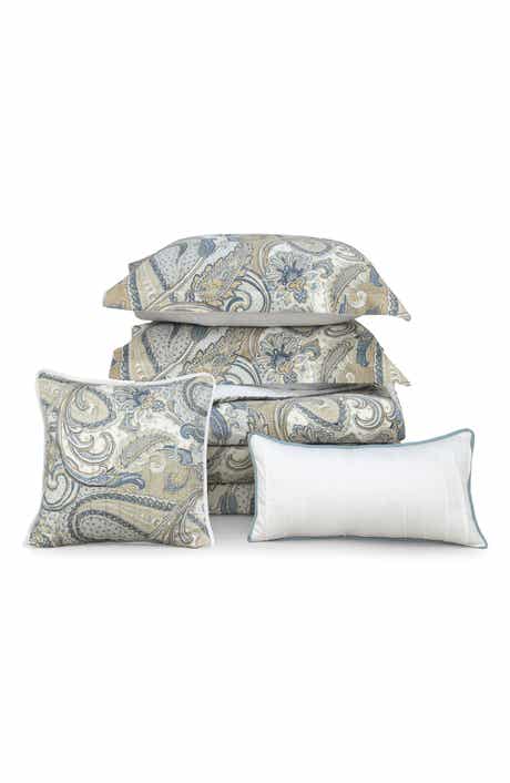 AZORES HOME Paisley Park Cotton Sateen Comforter & Sham Set