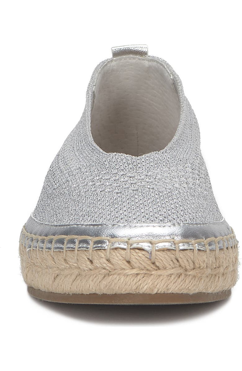 Lucky Brand Orena Platform Espadrille, Alternate, color, Metallic Silver