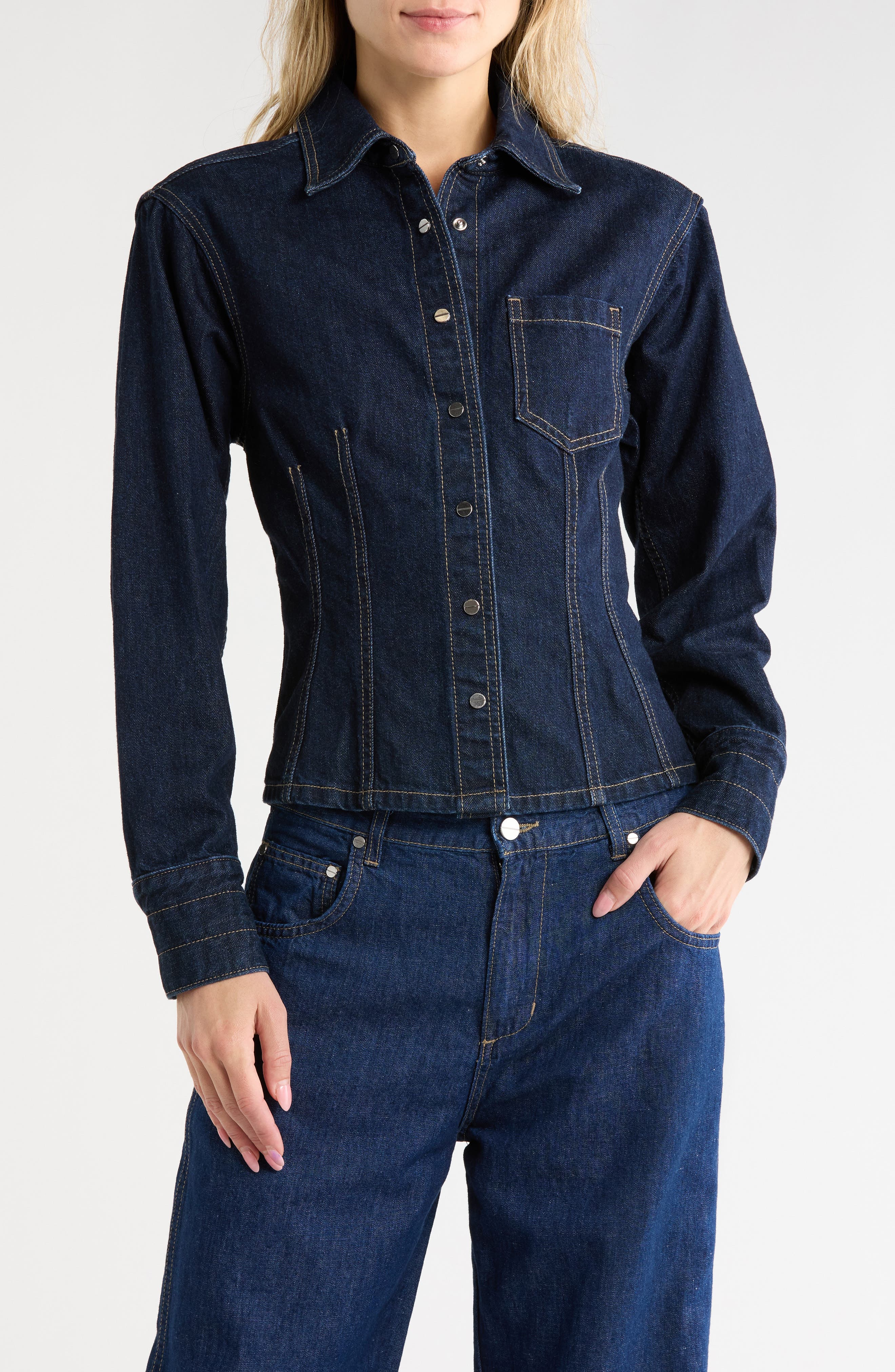 Franny Cotton Denim Shirt