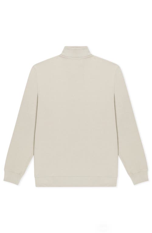 Dalix Womens Heartly Ghost Quarter Zip Pullover In Gray