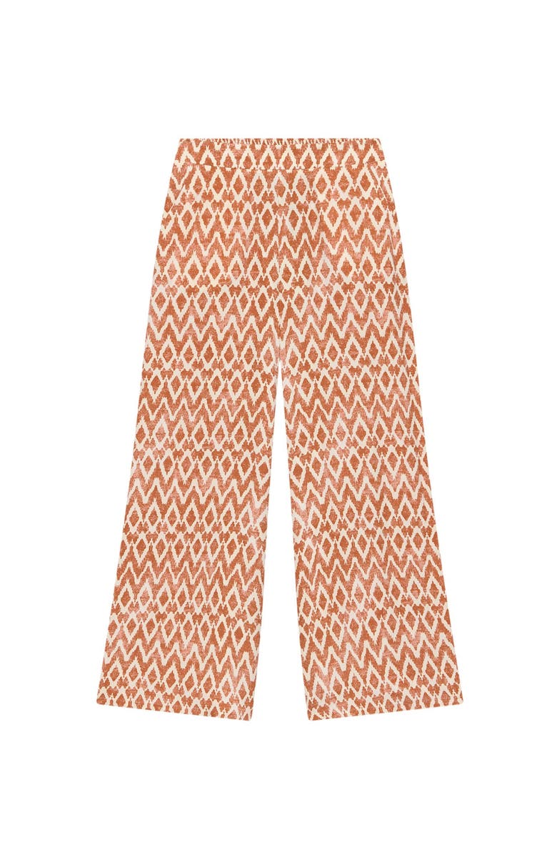 MINT VELVET Geo Print Wide Leg Trousers, Alternate, color, Orange