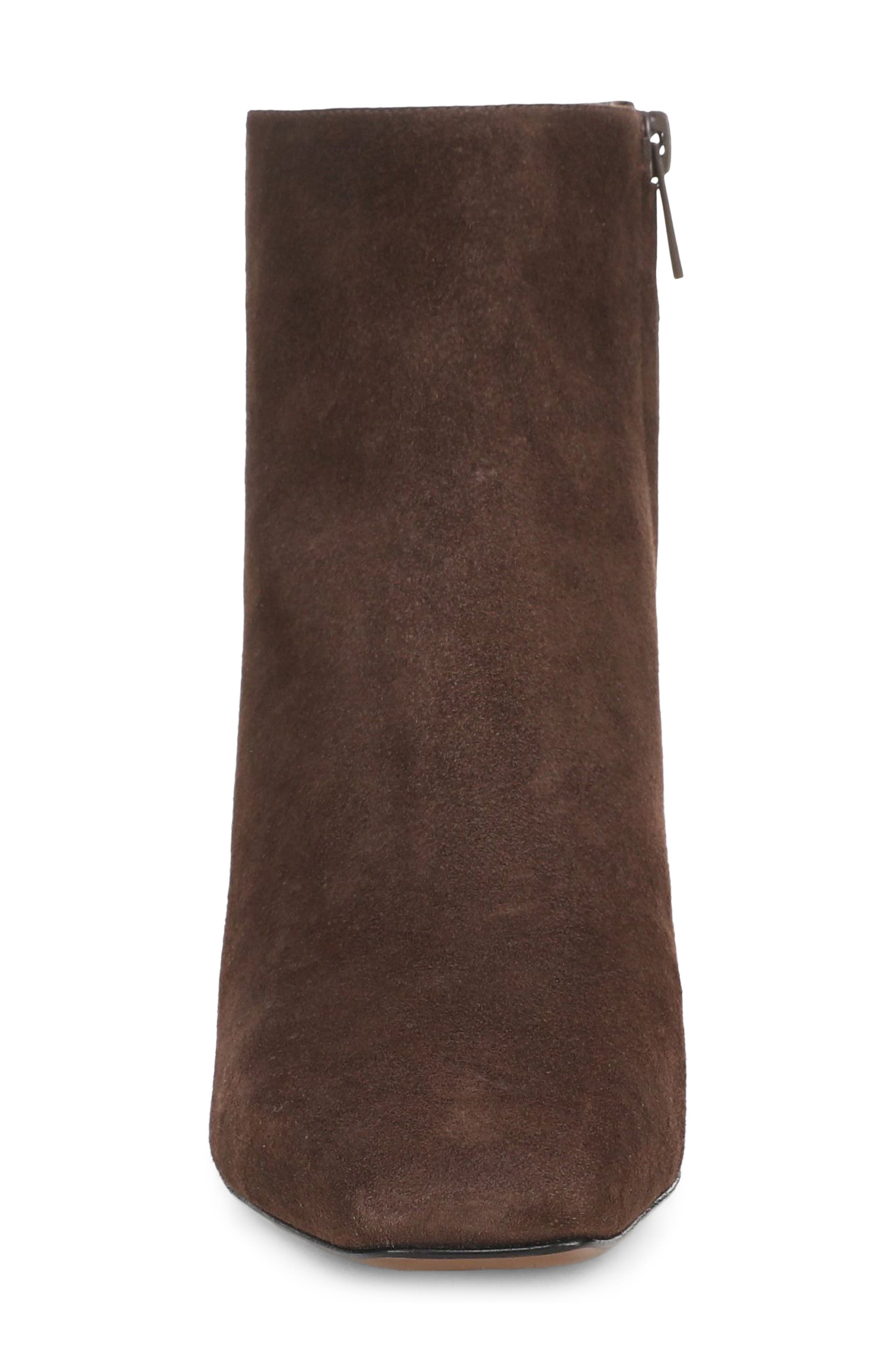 Lilith Leather Bootie, Alternate, color, CACAO BROWN