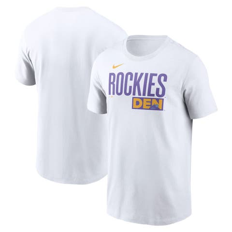 Men's Nike  White Colorado Rockies 2025 City Connect Wordmark T-Shirt