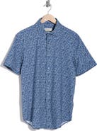 Bugatchi Short Sleeve Woven Shirt