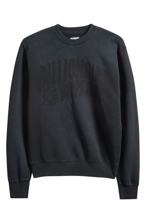 Curve Logo Faded Sweatshirt