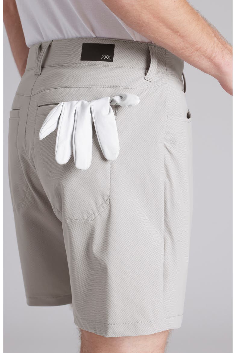 Momentum 7-Inch Golf Shorts, Alternate, color, FOSSIL GRAY
