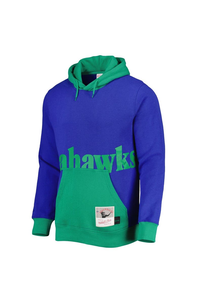 Mitchell & Ness Men's Mitchell & Ness Royal Seattle Seahawks Big Face 5.0 Pullover Hoodie, Alternate, color, Royal