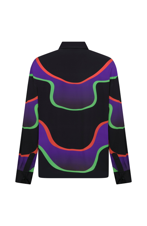 Je Te Veux Waves Shirt In Black