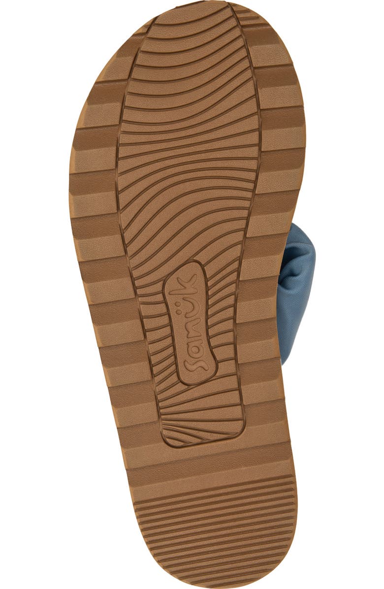 Sanuk Yoga Twist 'N Slide Sandal, Alternate, color, Denim Blue