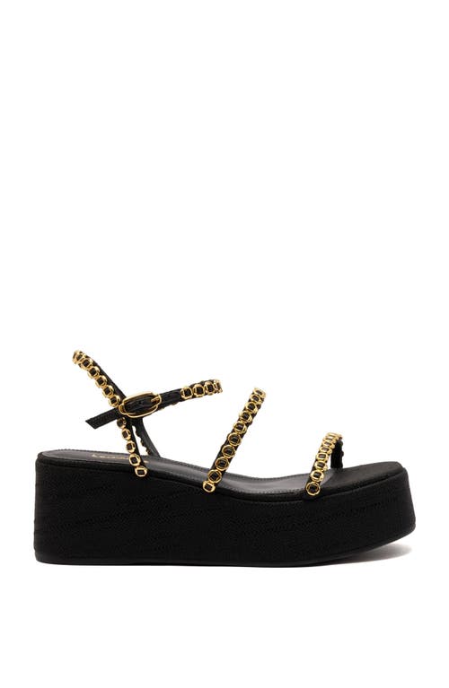Larroude Larroudé Gio Milanina Flatform Sandal