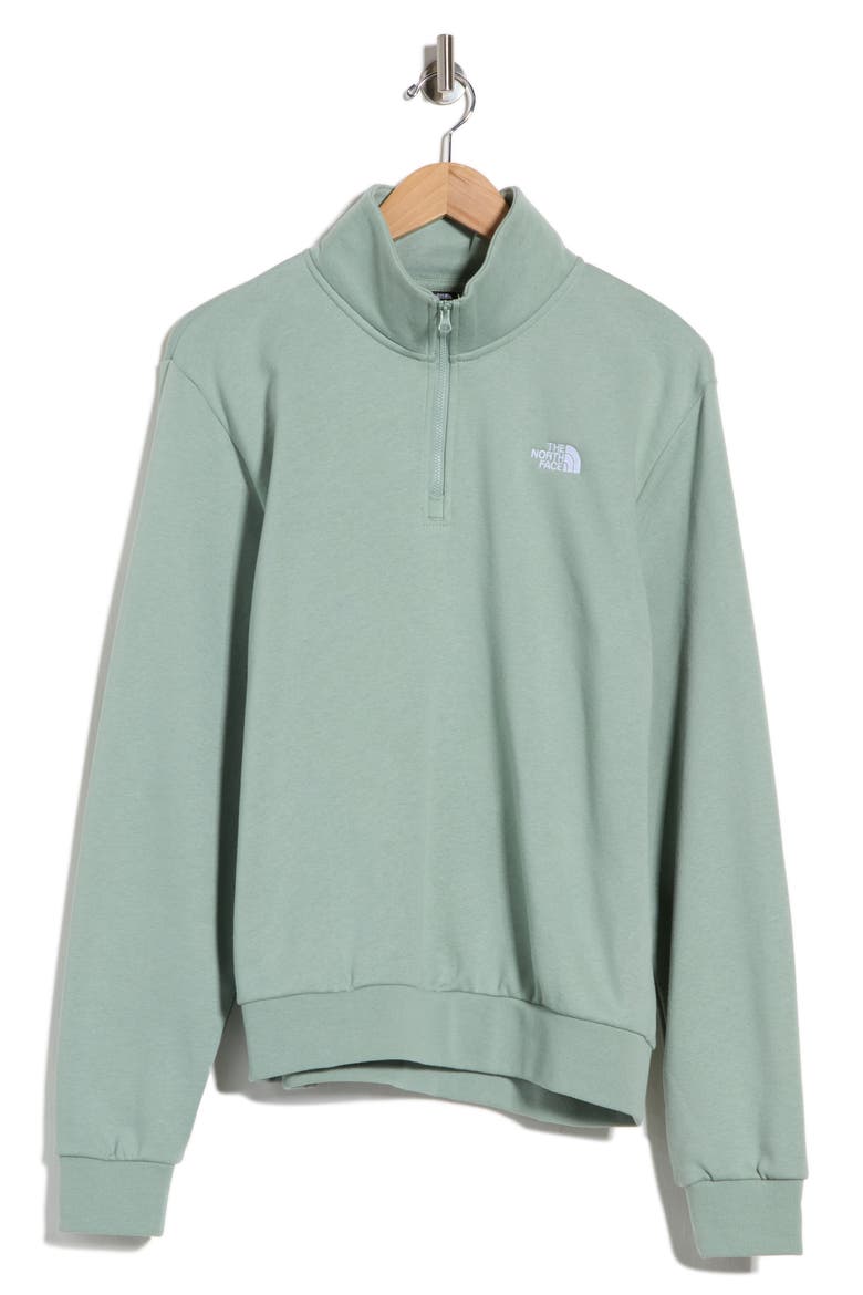 Evolution Simple Dome Quarter Zip Pullover, Main, color, SLATE MOSS