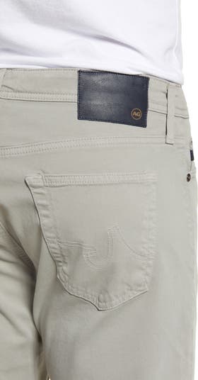 Everett Sueded Stretch Sateen Slim Straight Leg Pants