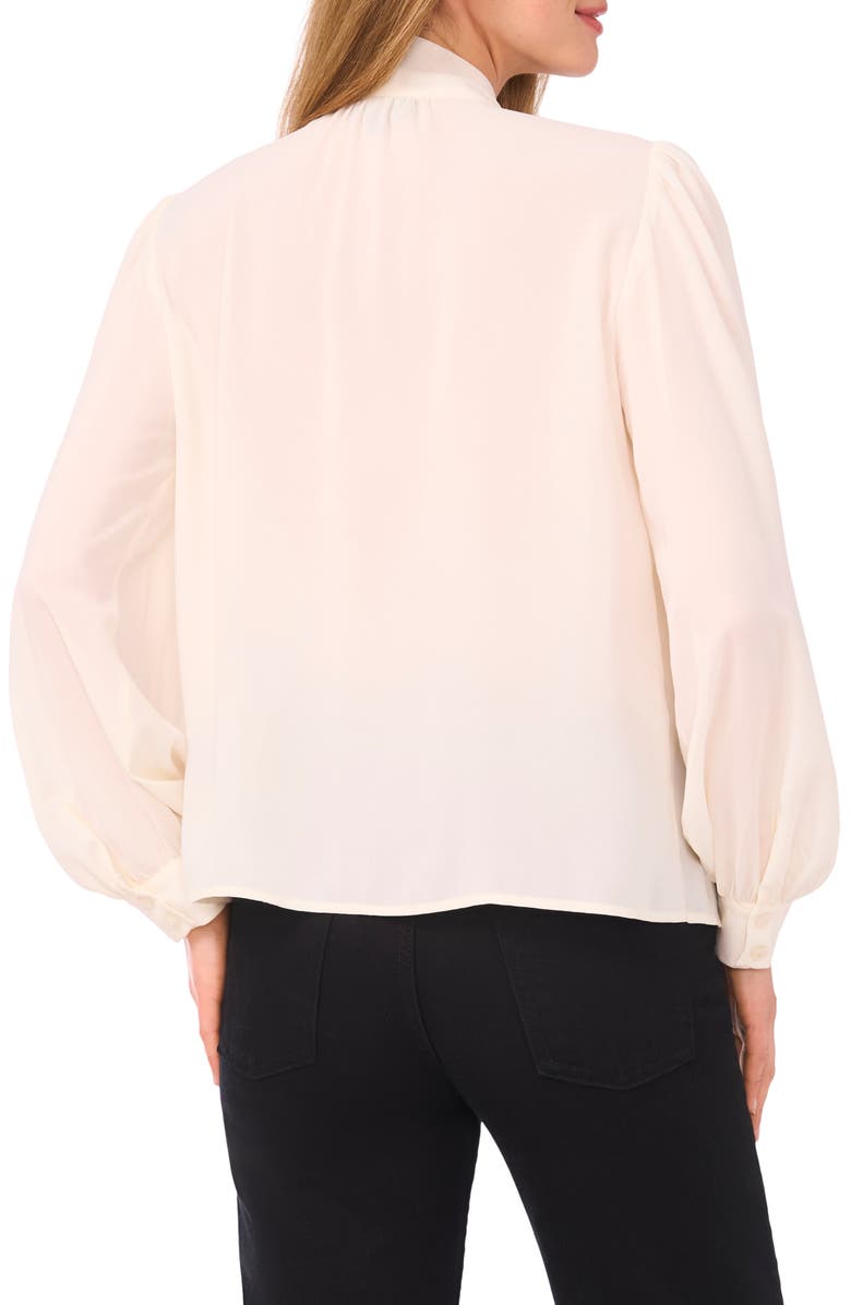 Ted Baker Tie Neck Top, Alternate, color, Vanilla Ice