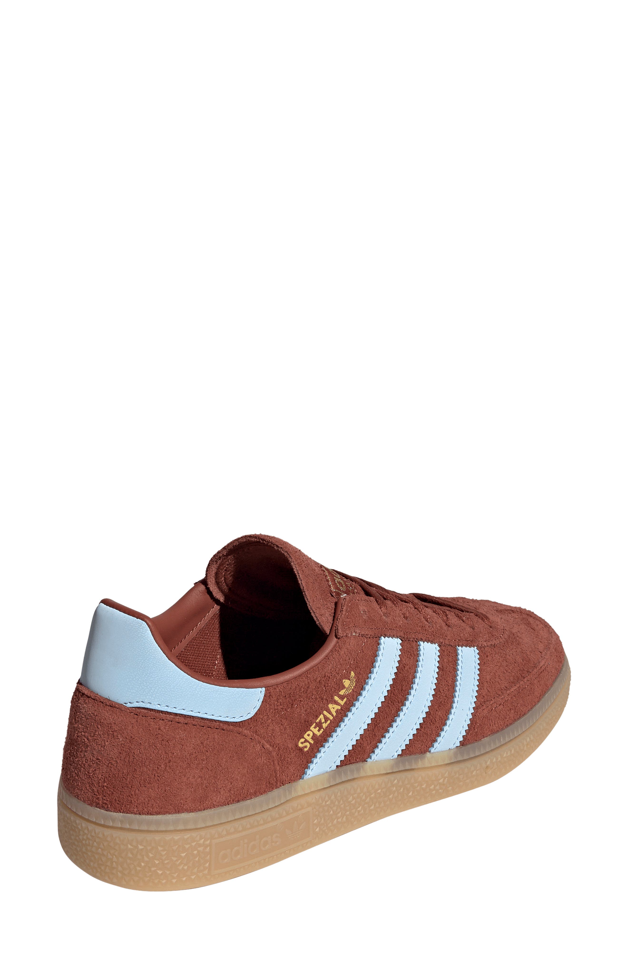 Handball Spezial Sneaker, Alternate, color, SIENNA/ CLEAR SKY/ GOLD