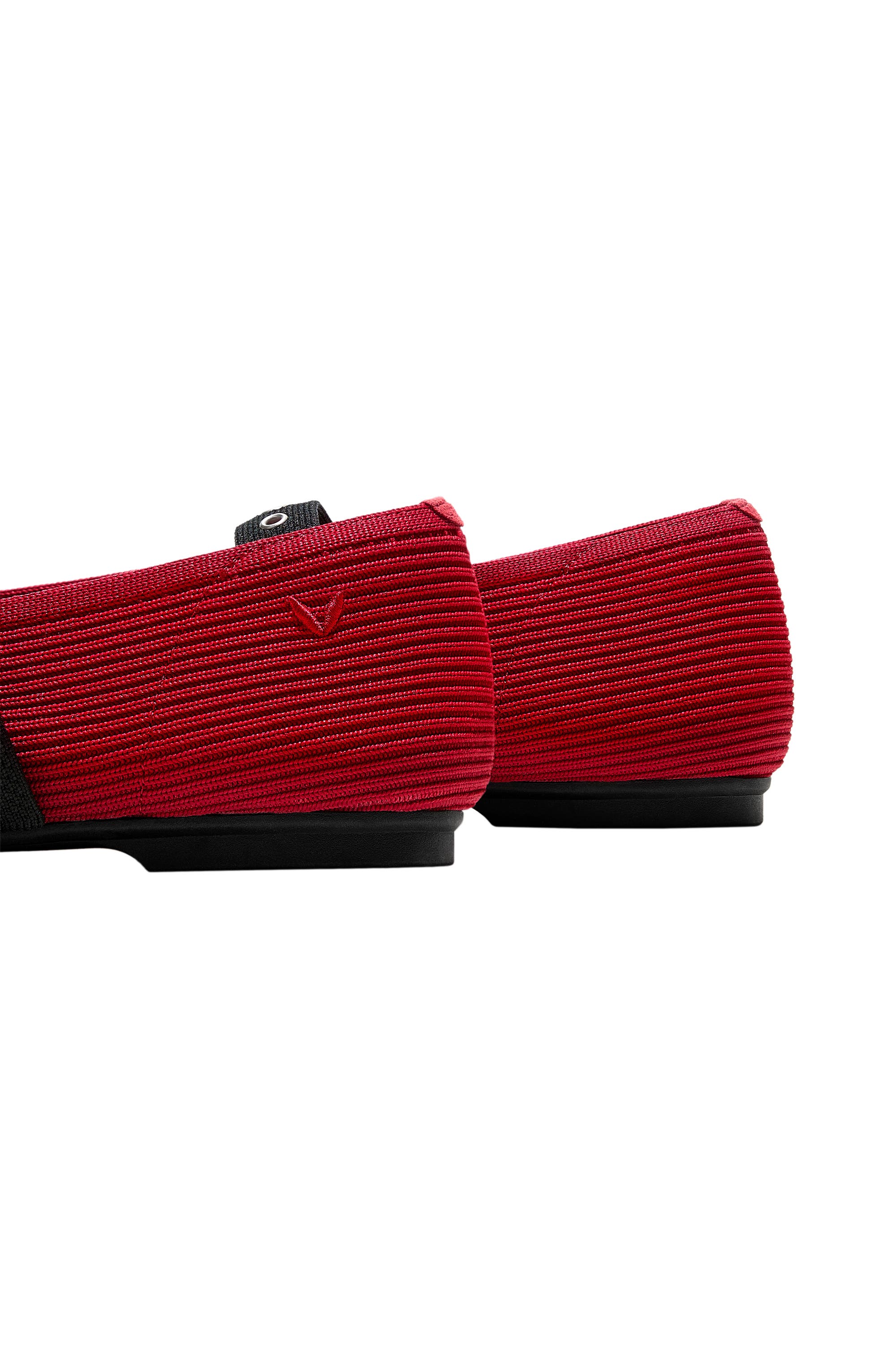 Myriel Square-Toe Ballet Flats Margot Mary Jane 3.0, Alternate, color, RUBY RED/BLACK
