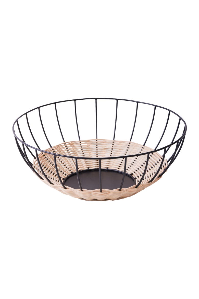 Cabo Fruit Basket, Alternate, color, Black