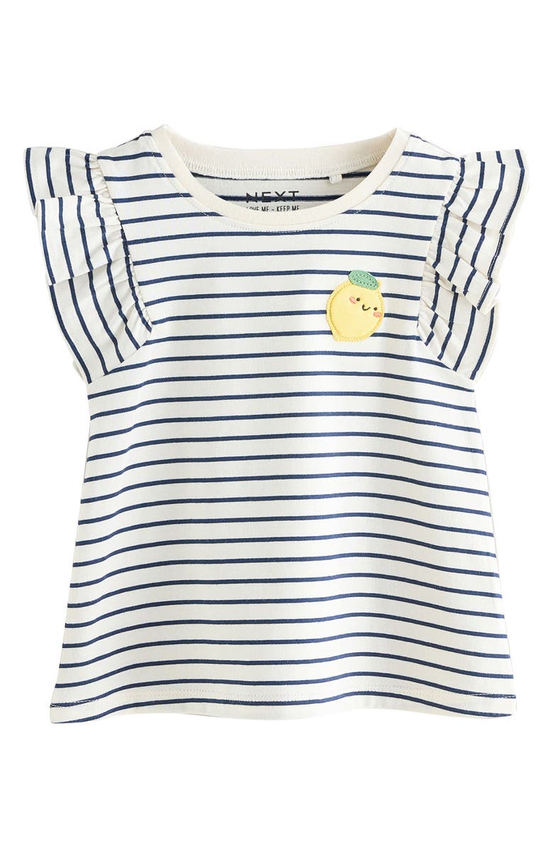 NEXT Kids' Floral Assorted 4-Pack Cotton Graphic T-Shirts, Alternate, color,