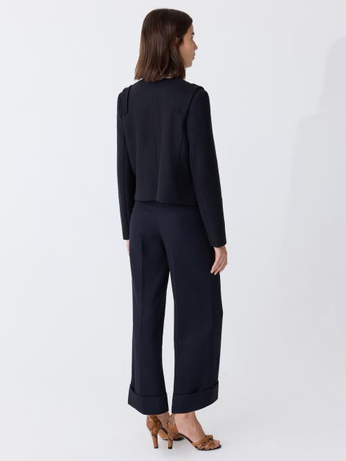 Callas Milano Aubrey Cropped Jacket In Black