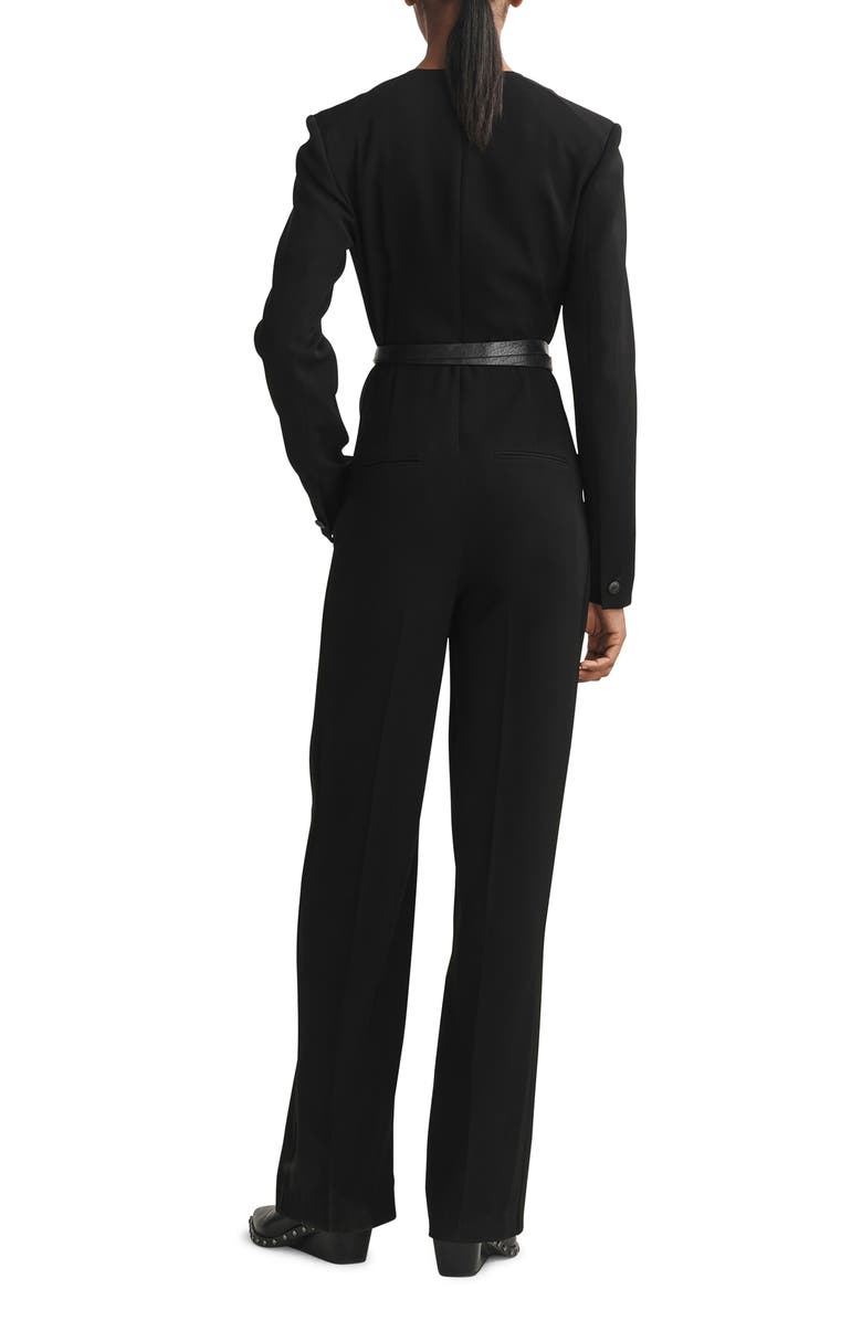 rag & bone Sonia Plunge Crepe Jumpsuit, Alternate, color,