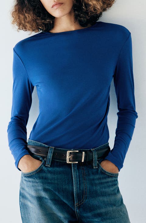Long Sleeve Fitted T-Shirt