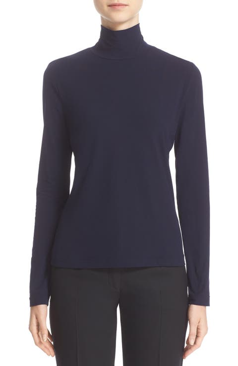 Nuda Fine Jersey Turtleneck Top