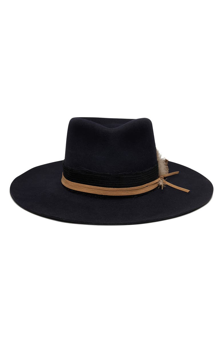 Wyeth Cashmere Rancher Hat, Alternate, color, Midnight