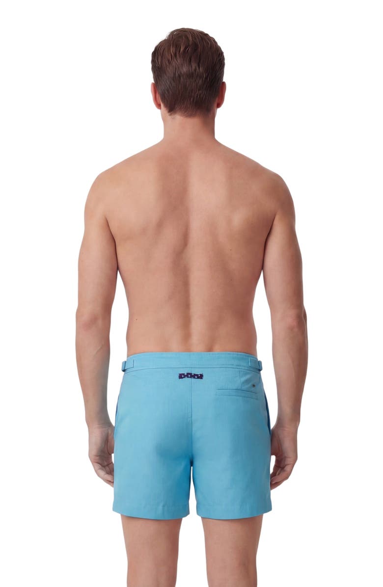 Lords of Harlech Oxford Mens Swim Tailored Short, Alternate, color, Oxford Teal