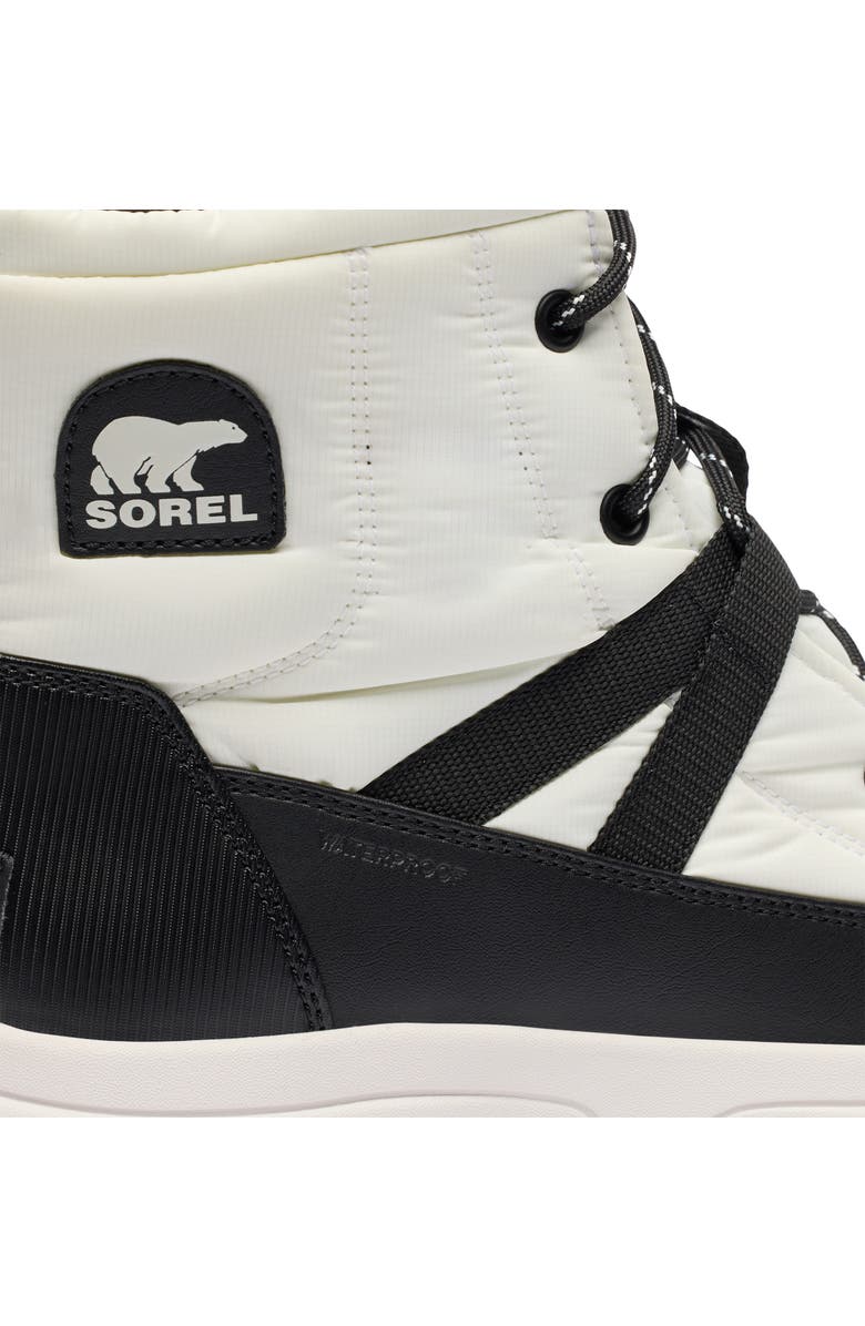 SOREL Whitney III Waterproof Mid Boot, Alternate, color, Sea Salt/ Black