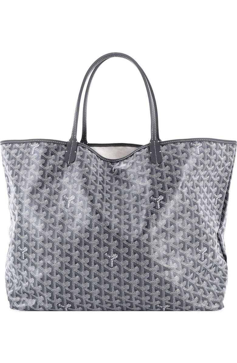 Pre-Owned Goyard Saint Louis Tote Coated Canvas GM, Alternate, color, Gray