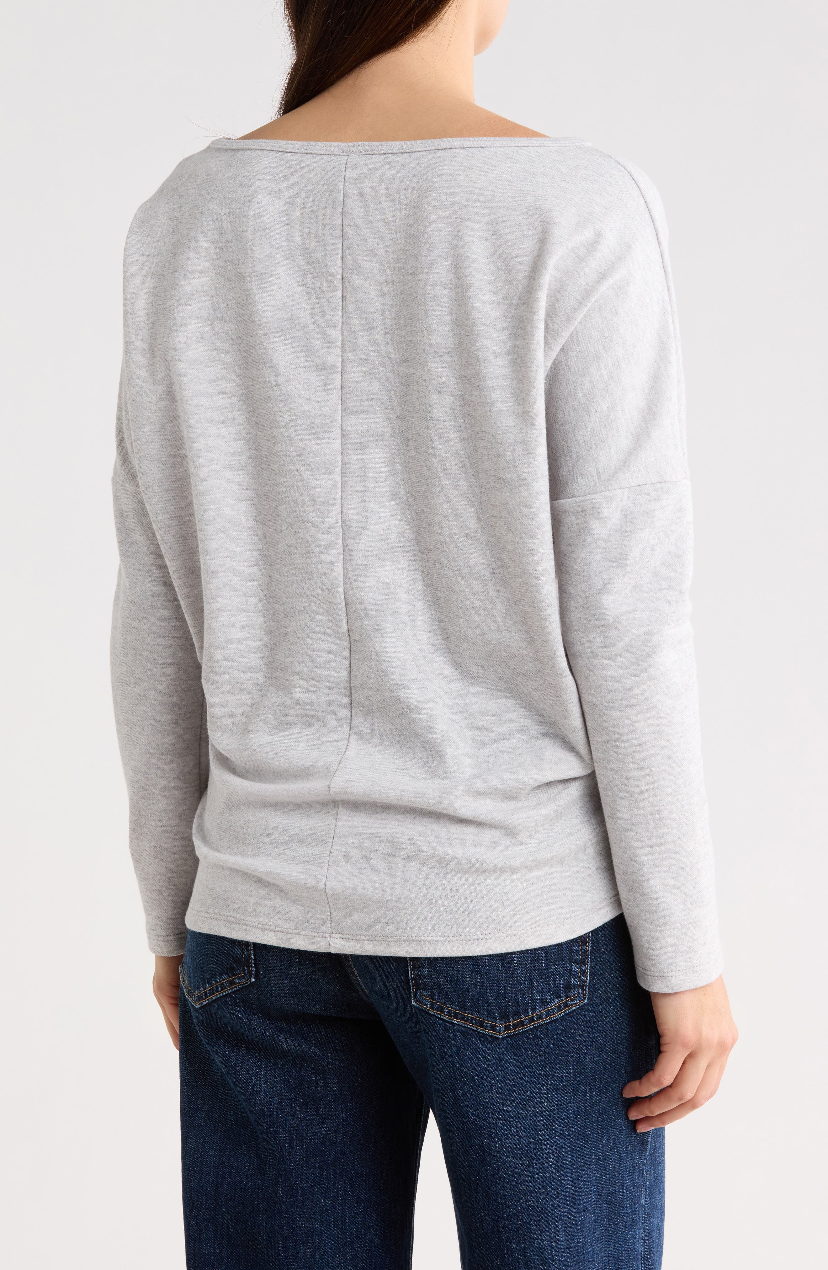 Boat Neck Dolman Sleeve Sweater - image 4
