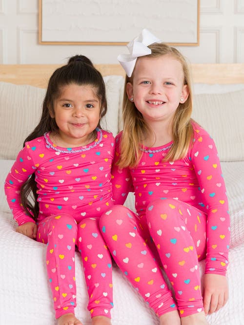 Rufflebutts Softsnooze Toddler Girls Ruffle Long Sleeve Pajama Set