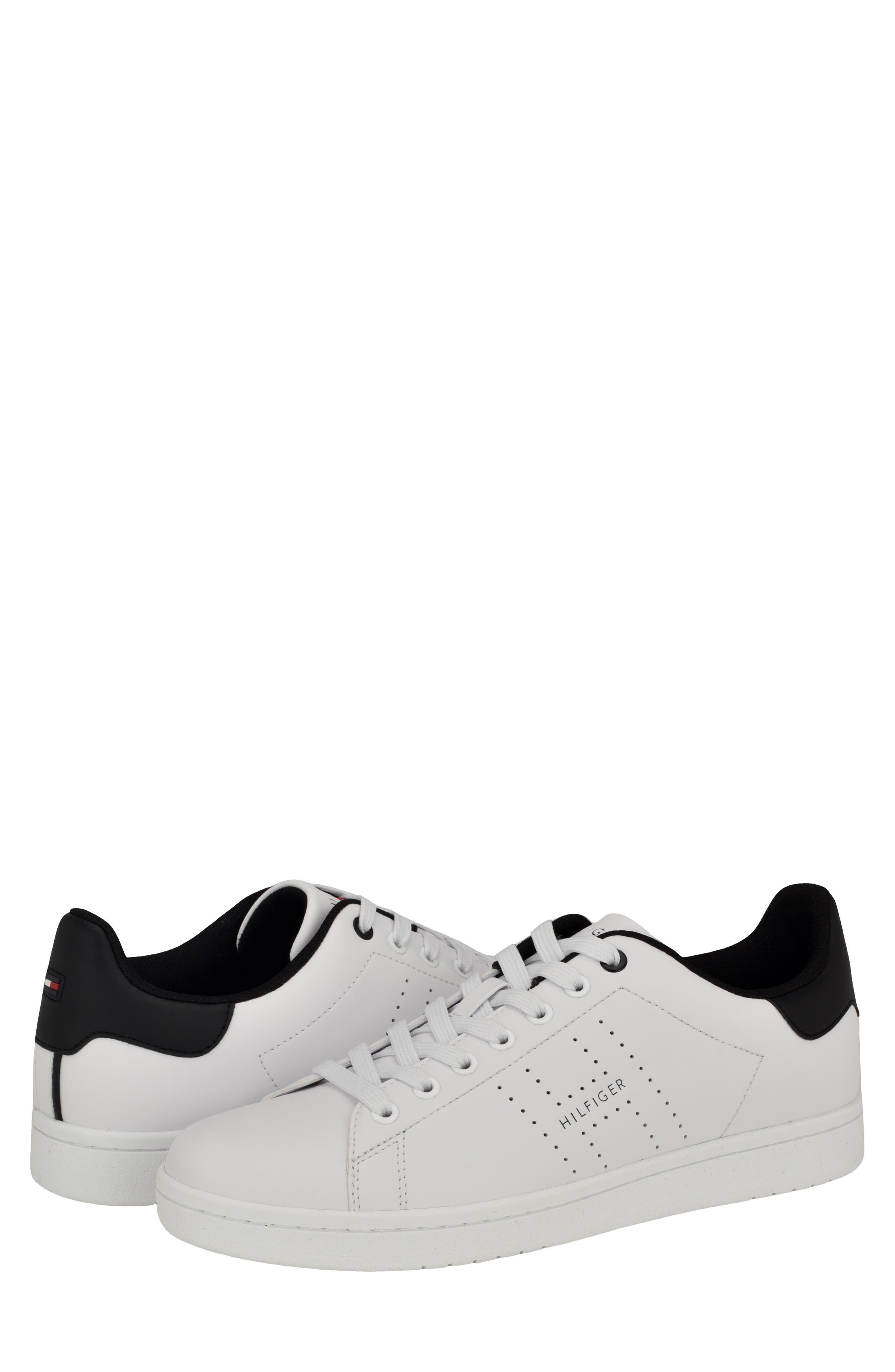 Tommy Hilfiger Liston Sneaker, Alternate, color, Whi06 - White/Black