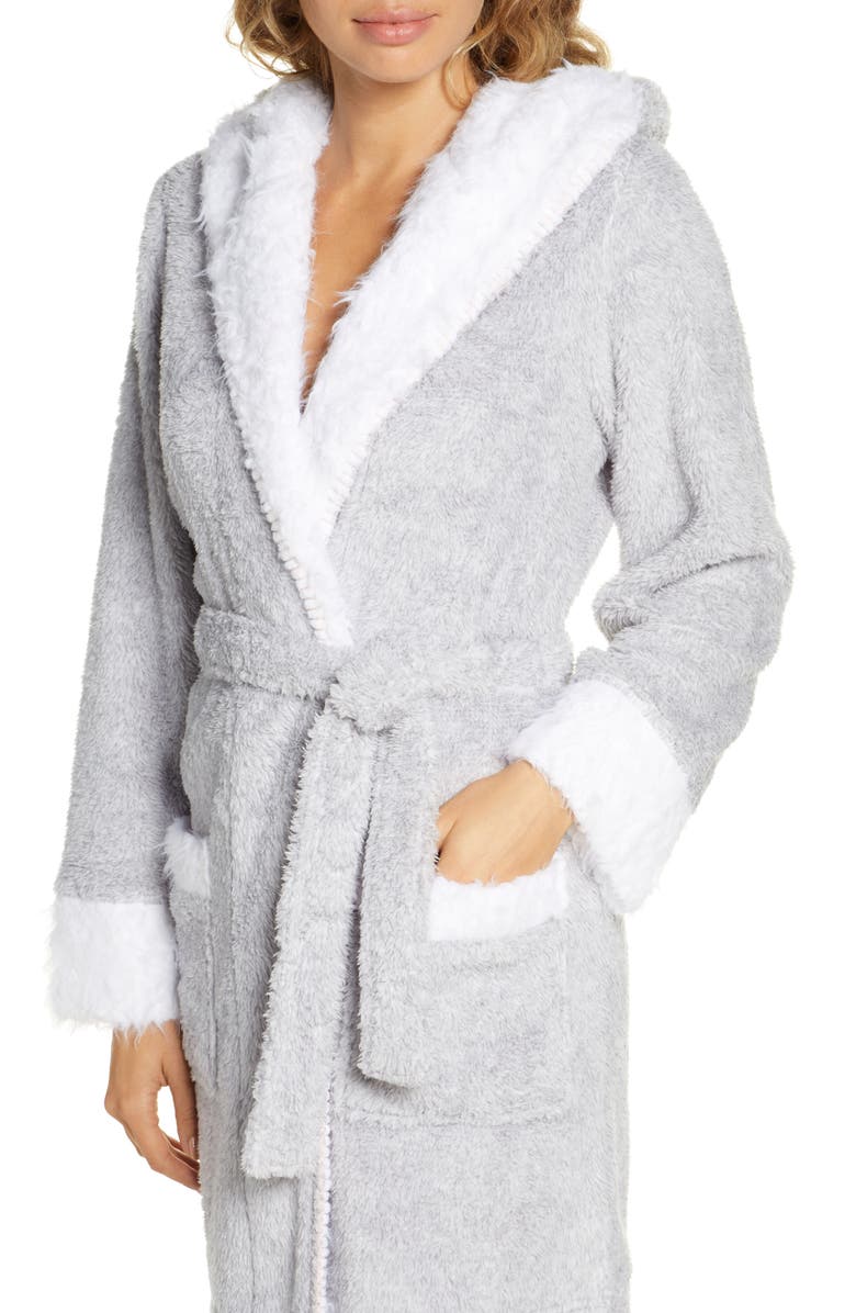 Honeydew Intimates All Ears Hooded Fleece Short Robe, Alternate, color,